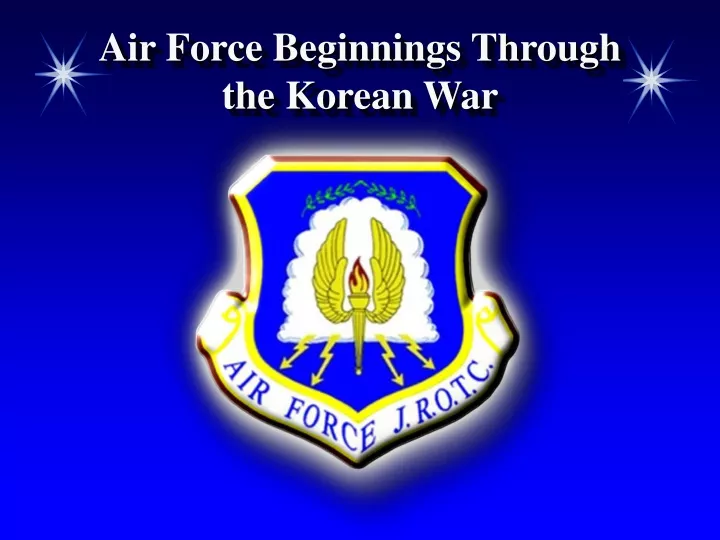 air force beginnings through the korean war