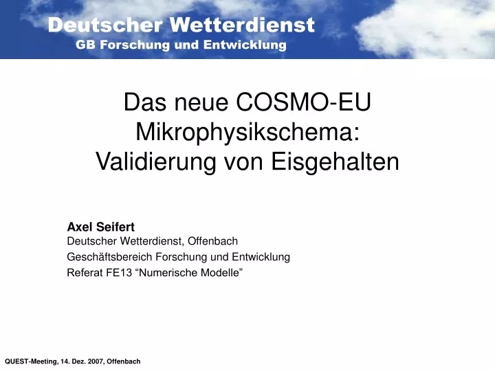 das neue cosmo eu mikrophysikschema validierung von eisgehalten