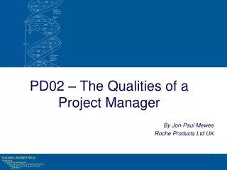 PD02 – The Qualities of a Project Manager