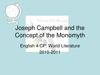 Joseph Campbell and the Concept of the Monomyth