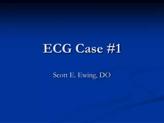 ECG Case #1
