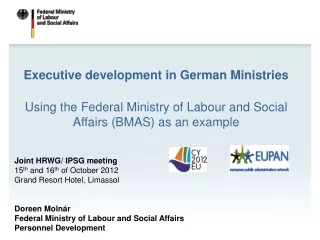 Executive development in German Ministries