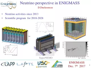 Neutrino perspective in ENIGMASS