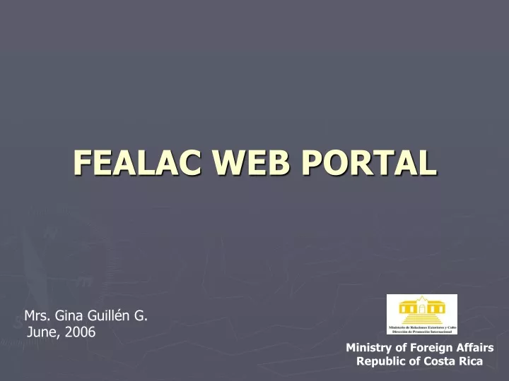 fealac web portal