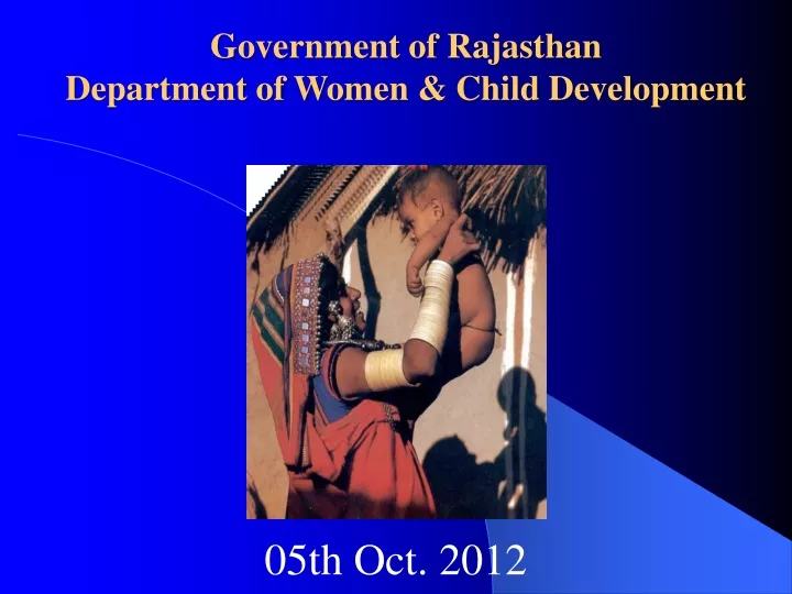 government of rajasthan department of women child