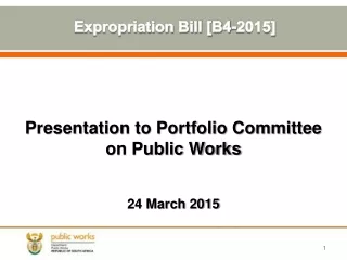 Expropriation Bill [B4-2015]