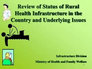 Review of Status of Rural Health Infrastructure in the Country and Underlying Issues