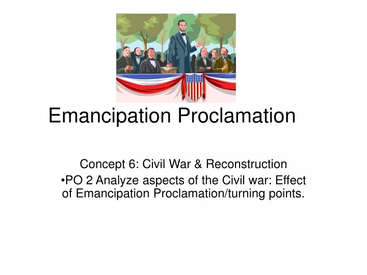 emancipation proclamation