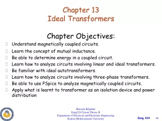 Chapter 13 Ideal Transformers