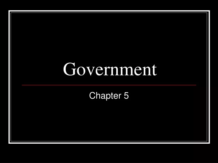 government