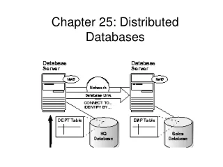Chapter 25: Distributed Databases