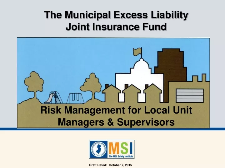 the municipal excess liability joint insurance