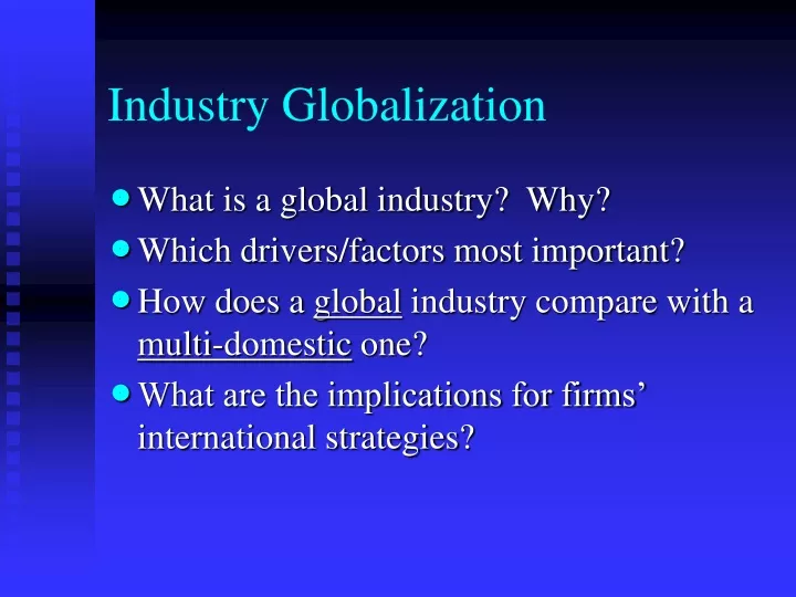industry globalization
