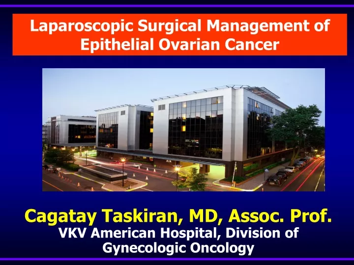 laparoscopic surgical management of epithelial