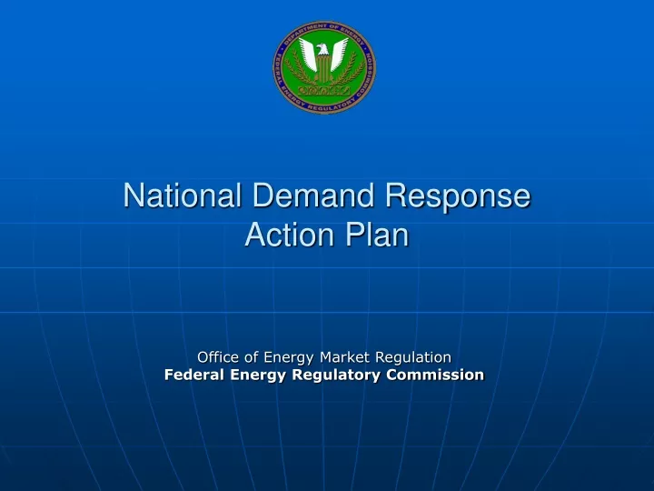 national demand response action plan