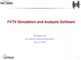 FVTX Simulation and Analysis Software
