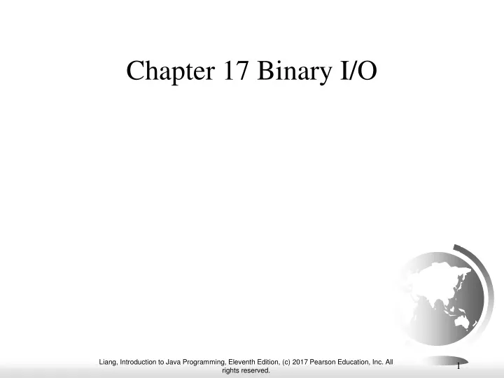 chapter 17 binary i o