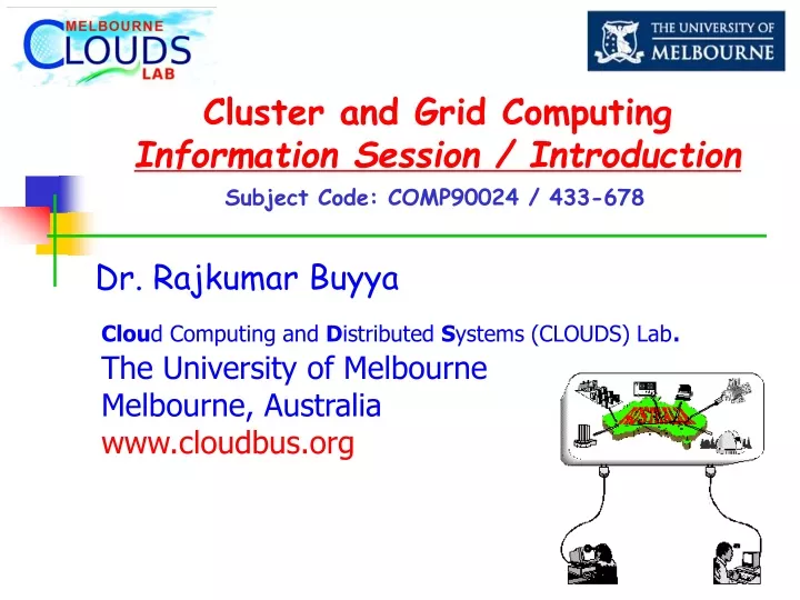 cluster and grid computing information session introduction