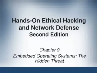 hands on ethical hacking and network defense second edition