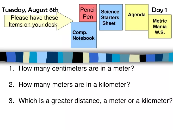 tuesday august 6th day 1