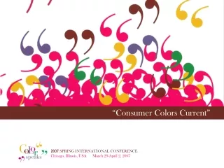“Consumer Colors Current”
