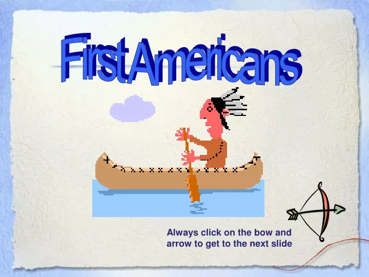 first americans