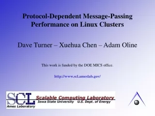 Protocol-Dependent Message-Passing Performance on Linux Clusters