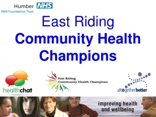 East Riding  Community Health Champions