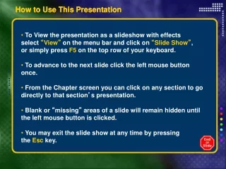 How to Use This Presentation