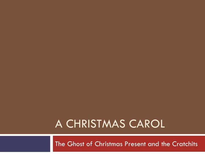 a christmas carol