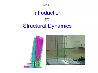 Introduction  to  Structural Dynamics