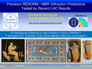 Precision RENORM / MBR Diffraction Predictions Tested by Recent LHC Results