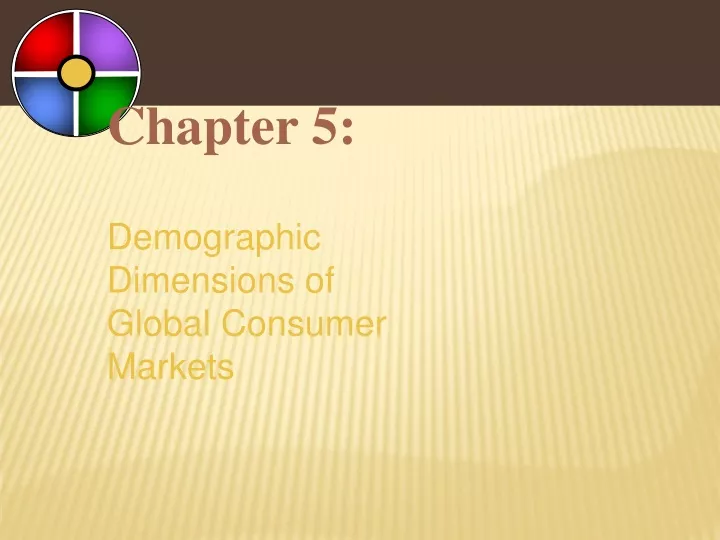chapter 5 demographic dimensions of global