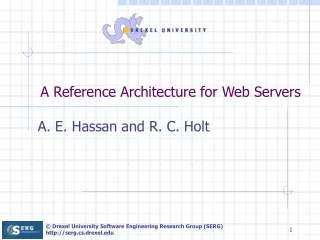 A Reference Architecture for Web Servers