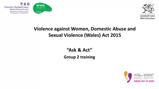Violence against Women, Domestic Abuse and  Sexual Violence (Wales) Act 2015