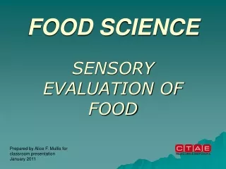 FOOD SCIENCE