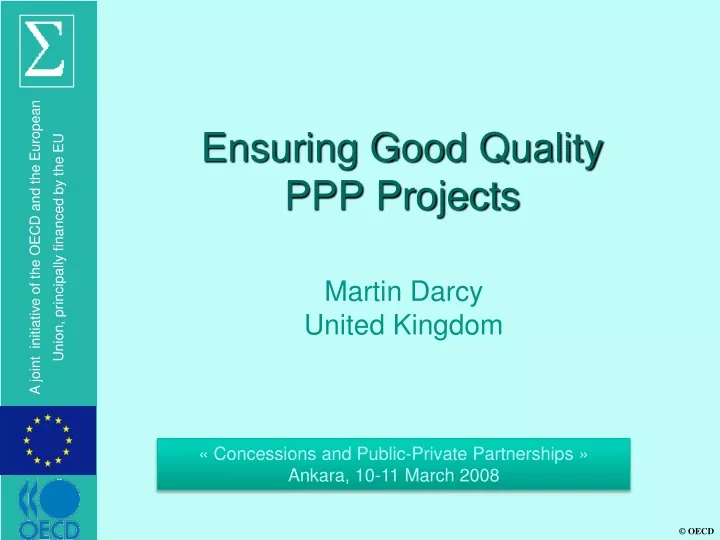 ensuring good quality ppp projects