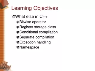 Learning Objectives