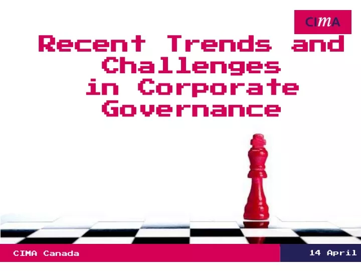 recent trends and challenges in corporate governance
