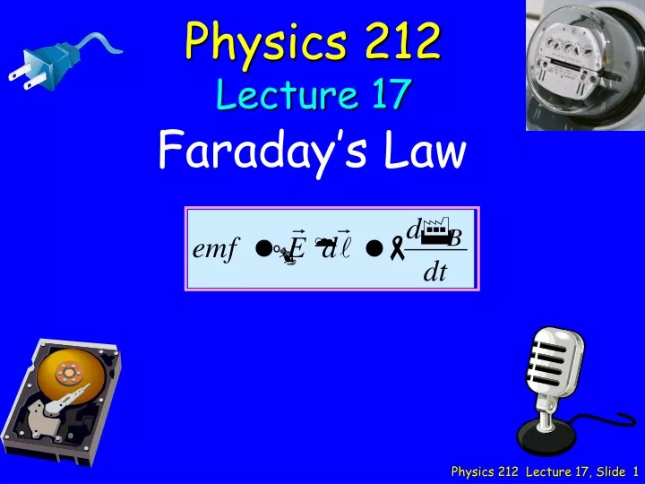 physics 212 lecture 17