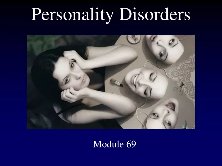 personality disorders