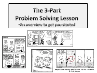 The 3-Part Problem Solving Lesson -An overview to get you started