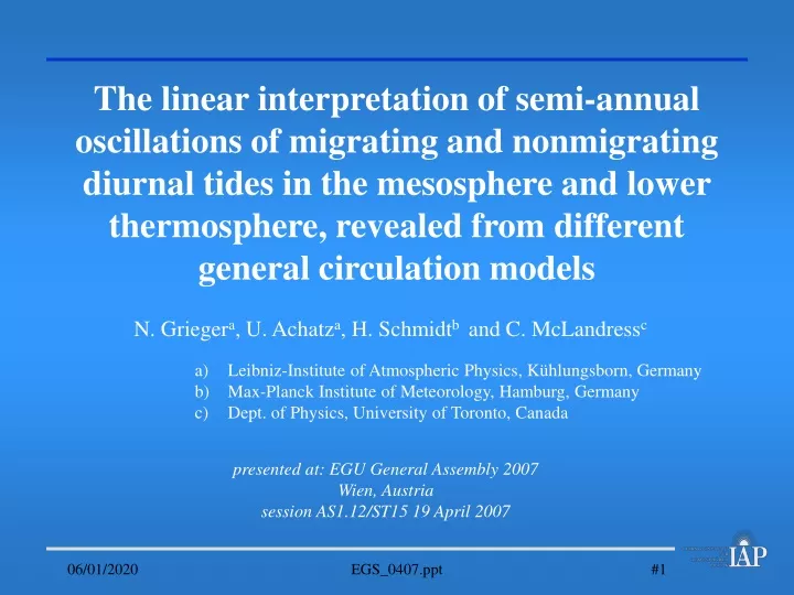 the linear interpretation of semi annual