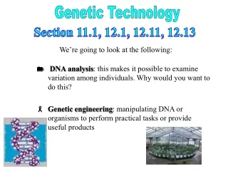 Genetic Technology