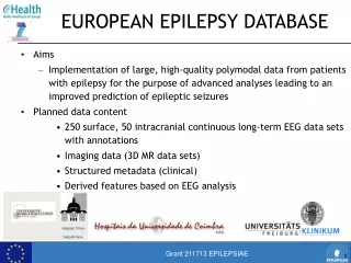 EUROPEAN EPILEPSY DATABASE