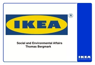Social and Environmental Affairs 	Thomas Bergmark