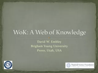 WoK: A Web of Knowledge