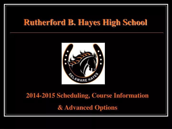 rutherford b hayes high school