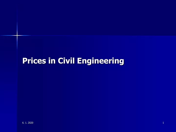 prices in civil engineering