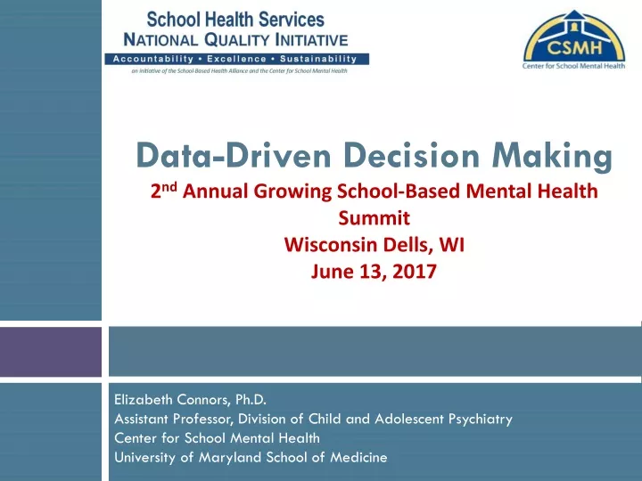 data driven decision making 2 nd annual growing